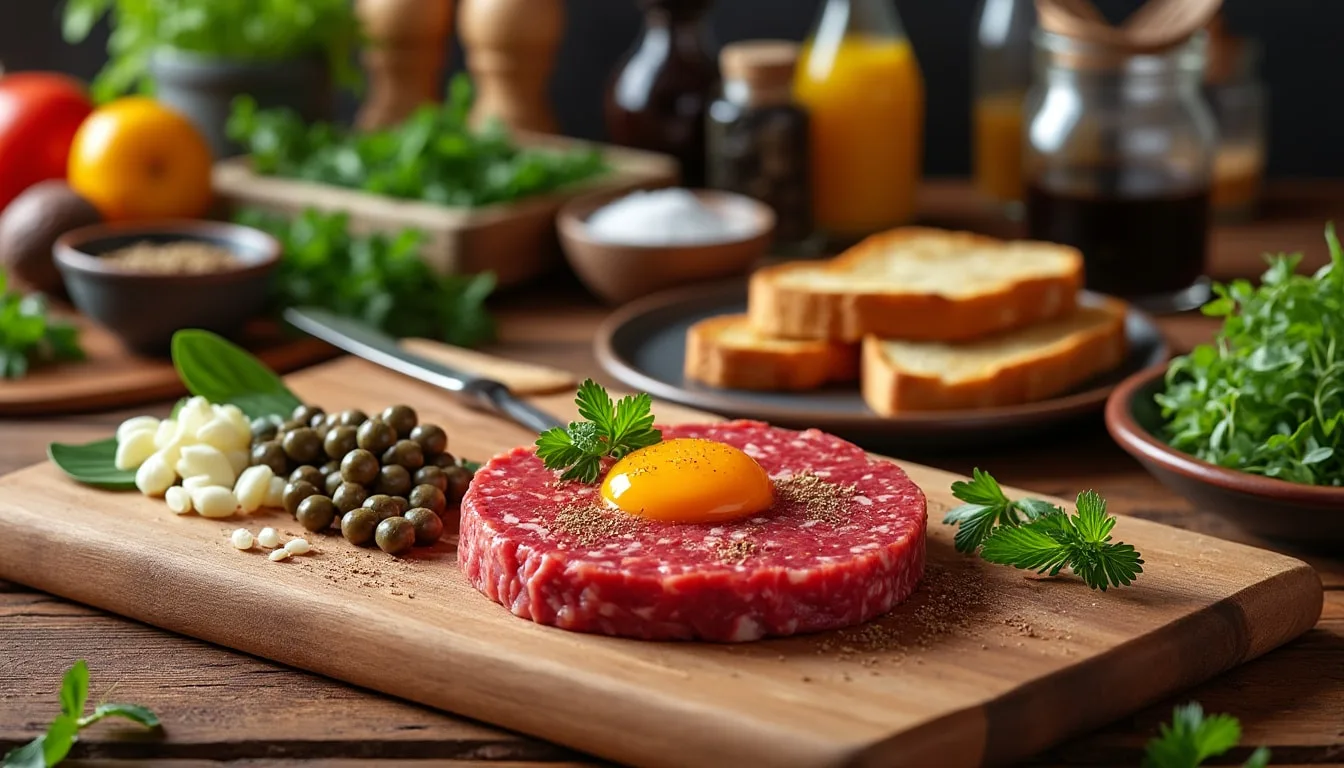 découvrez les secrets d'un délicieux steak tartare maison avec notre guide complet. apprenez les techniques essentielles, le choix des ingrédients et les astuces pour épater vos invités avec ce plat de viande cru incontournable.