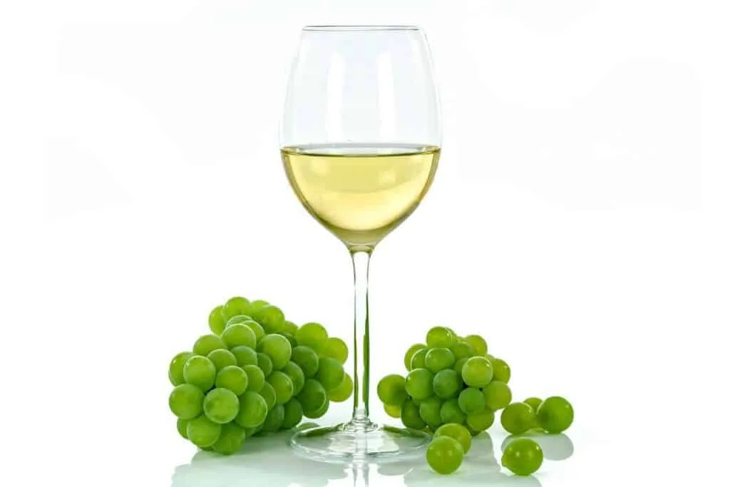 vinc blanc dans la recette