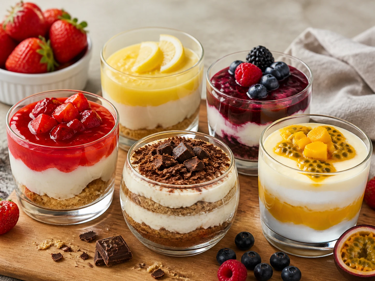 découvrez 5 délicieuses idées de desserts sans cuisson qui vous permettront de gagner du temps en cuisine. faciles à réaliser et savoureuses, ces recettes raviront vos convives et vous simplifieront la vie !