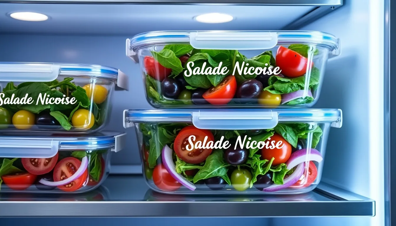 découvrez la recette authentique de la salade niçoise classique : un mélange savoureux de légumes frais, d'œufs durs, de thon et d'olives, le tout assaisonné d'une vinaigrette maison. suivez nos étapes simples pour préparer ce plat emblématique de la cuisine méditerranéenne !