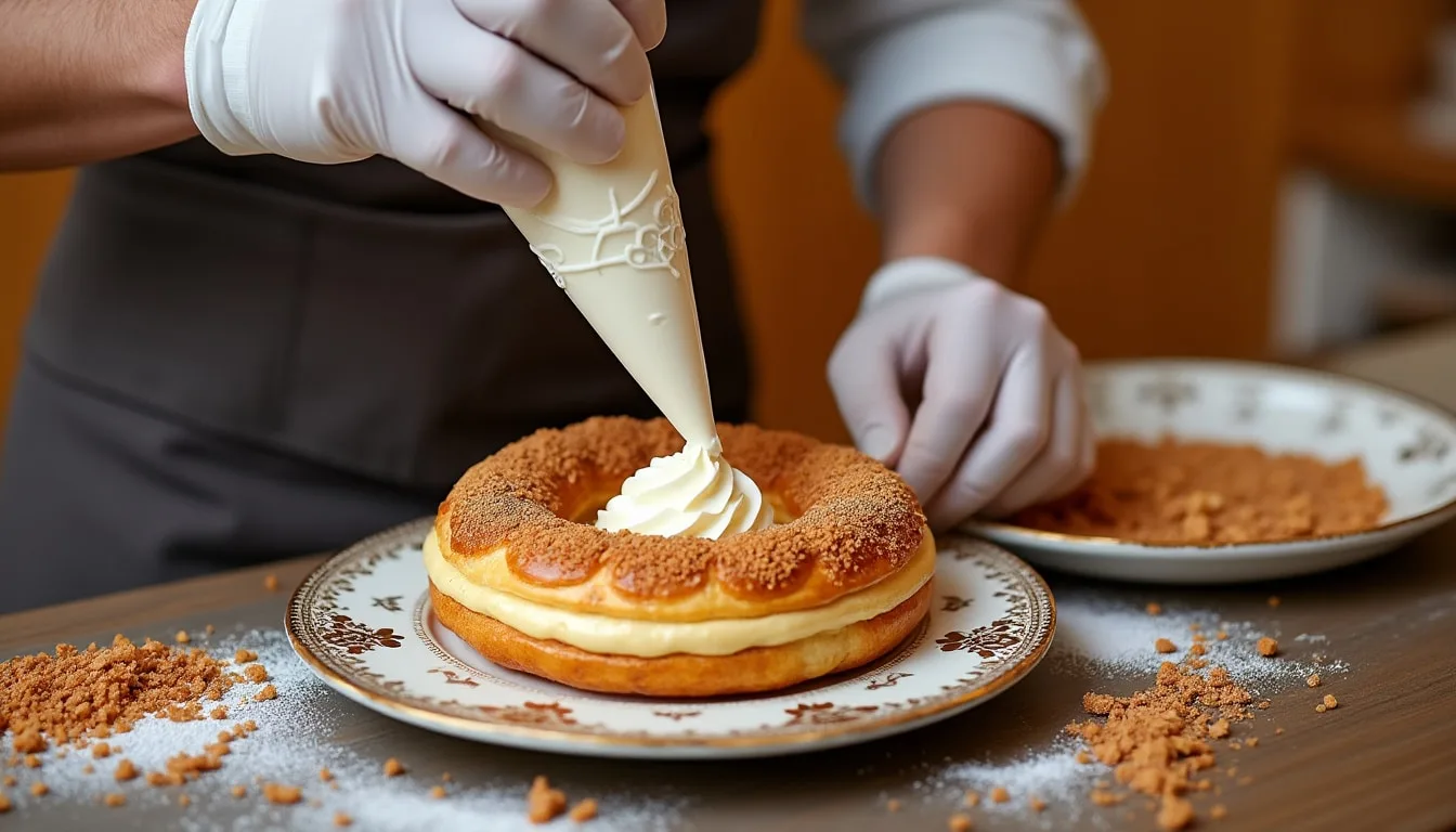 découvrez les secrets pour réaliser un paris-brest parfait grâce à notre guide complet. suivez nos conseils d'experts et impressionnez vos proches avec cette délicieuse pâtisserie française, délicatement fourrée à la crème pralinée.