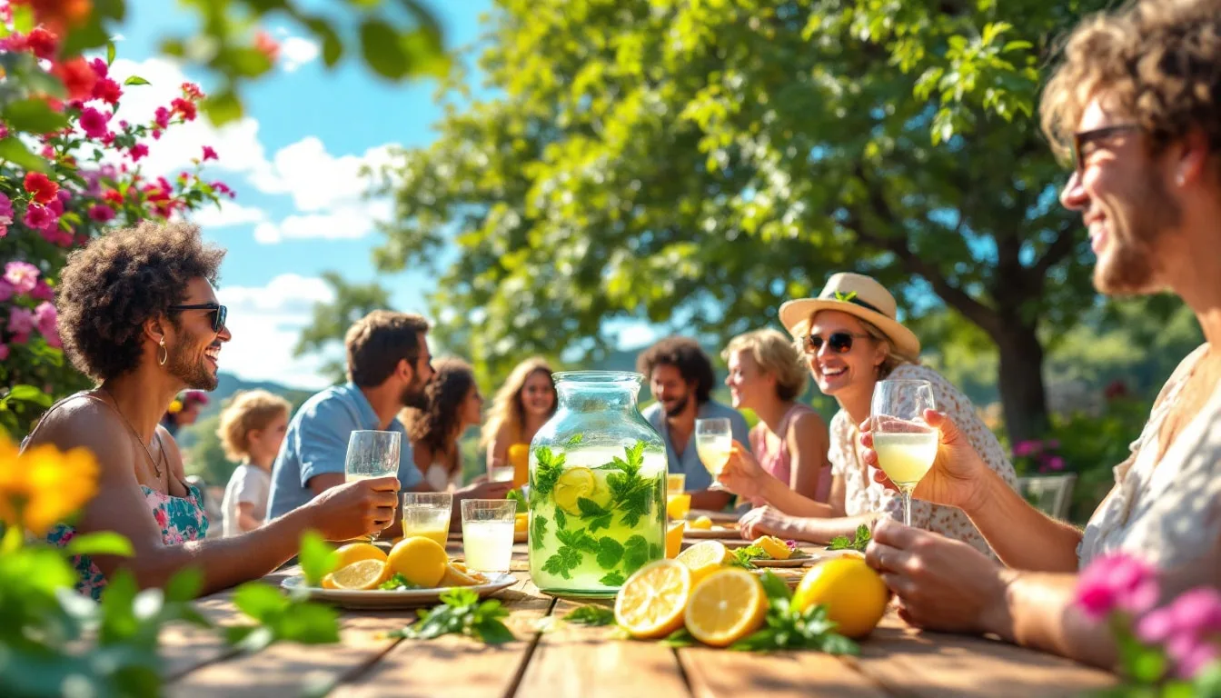 découvrez notre délicieuse recette de citronnade à la menthe, parfaite pour accompagner vos repas légers. rafraîchissante et désaltérante, elle apportera une touche estivale à vos plats tout en stimulant vos papilles.