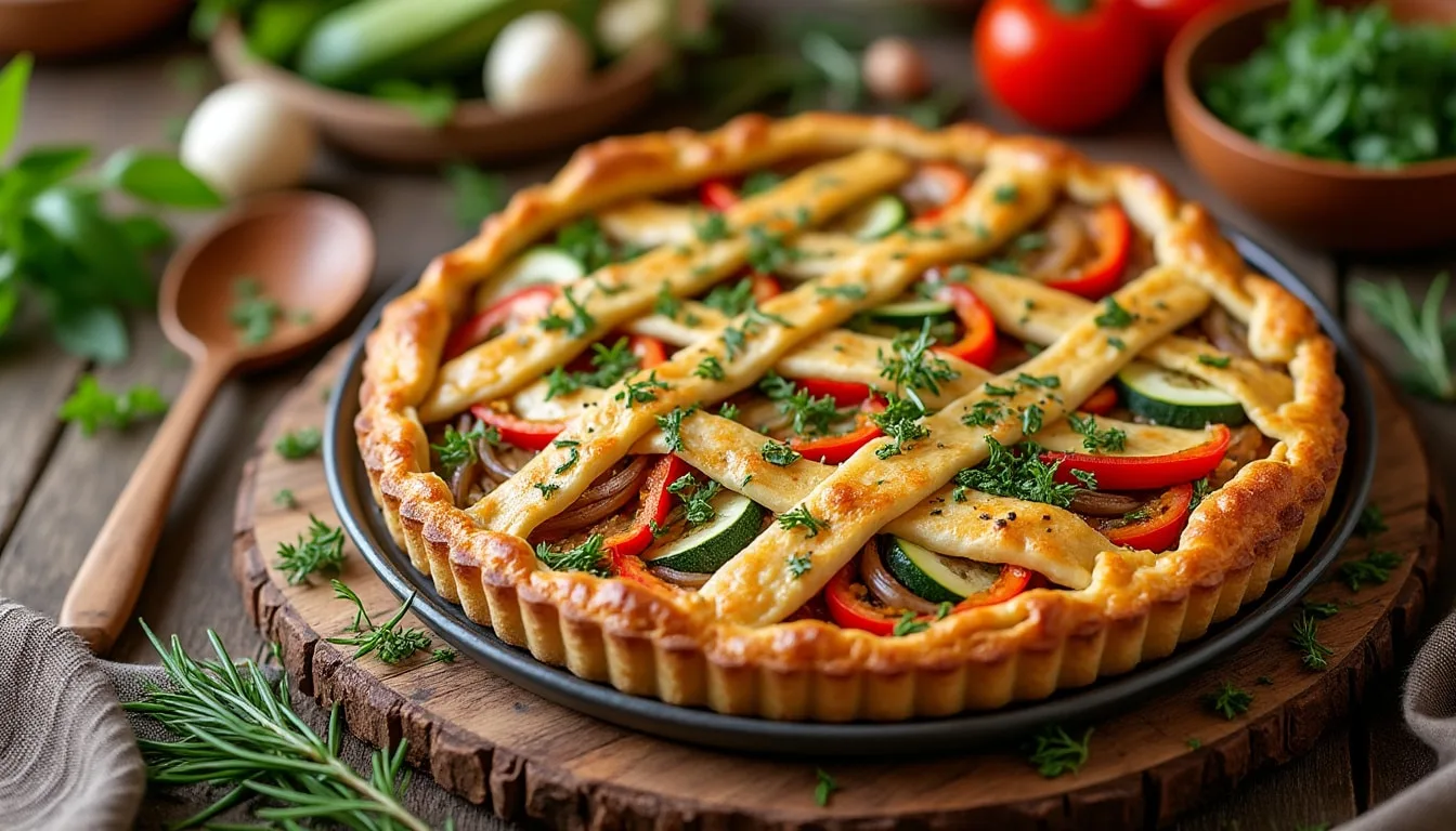 découvrez notre délicieuse recette de tarte rustique, facile et rapide à préparer. idéale pour régaler vos invités ou simplement profiter d'un moment gourmand en famille, cette tarte allie simplicité et saveurs authentiques.