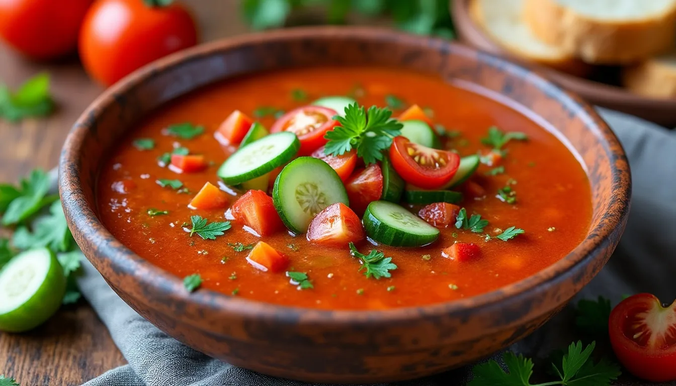 découvrez une délicieuse recette de soupe froide, parfaite pour vos repas d'été. légère, rafraîchissante et pleine de saveurs, cette soupe vous aidera à profiter pleinement des beaux jours tout en prenant soin de votre santé.