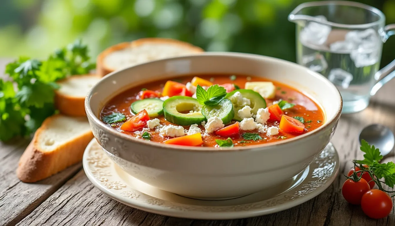 découvrez notre délicieuse recette de soupe froide parfaite pour égayer vos repas d'été. rafraîchissante et nutritive, elle saura séduire vos convives avec des saveurs estivales et une préparation simple. idéale pour les journées ensoleillées!