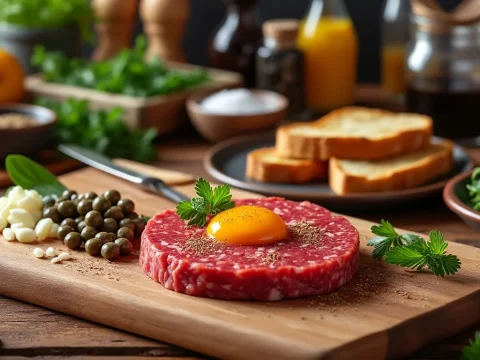 découvrez les secrets d'un délicieux steak tartare maison avec notre guide complet. apprenez les techniques essentielles, le choix des ingrédients et les astuces pour épater vos invités avec ce plat de viande cru incontournable.
