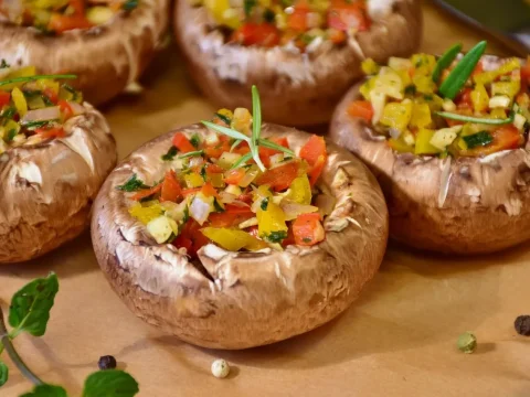 Champignons farcis