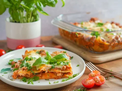Lasagne épinards, riccota