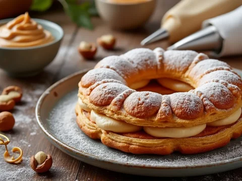 découvrez les secrets pour réaliser un paris-brest digne des plus grands chefs ! suivez notre guide étape par étape pour maîtriser cette délicieuse pâtisserie française, alliant choux croustillants et crème pralinée onctueuse.