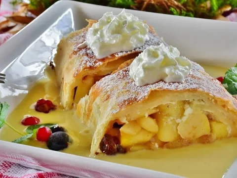 strudel aux pommes