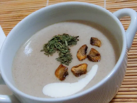 Recette du velouté aux champignons de Paris