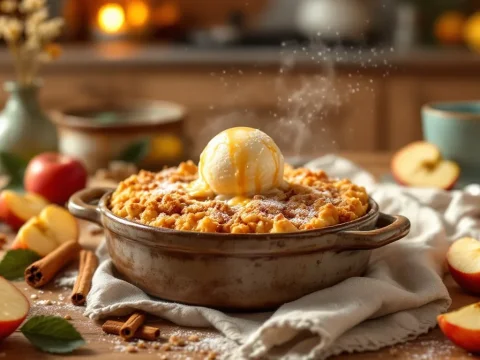 découvrez notre sélection des meilleures recettes de crumble aux pommes. des combinaisons délicieuses et des astuces pour réaliser ce dessert réconfortant, alliant croustillant et douceur des pommes. parfait pour régaler vos invités ou vous faire plaisir !