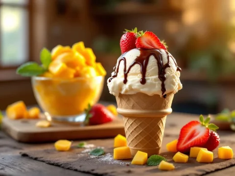 découvrez trois délicieuses recettes de glaces maison sans sorbetière, parfaites pour un été rafraîchissant. faciles à réaliser, ces recettes vous permettront de savourer des desserts gourmands et crémeux, avec des ingrédients simples que vous avez déjà chez vous. ne manquez pas cette occasion de surprendre vos amis et votre famille avec des glaces personnalisées!