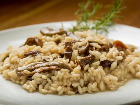 Risotto pour une table de fêtes
