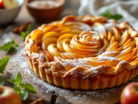 découvrez une délicieuse version revisitée de la tarte aux pommes qui saura émerveiller vos papilles. recette gourmande et originale, parfaite pour toutes les occasions !