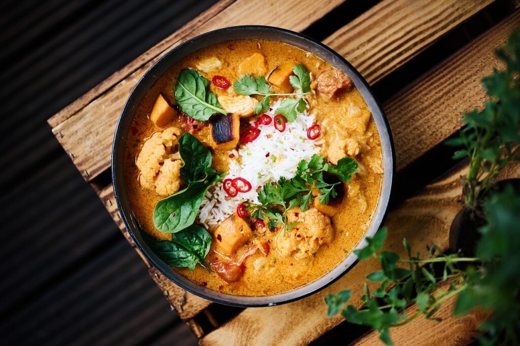 chou-fleur au curry