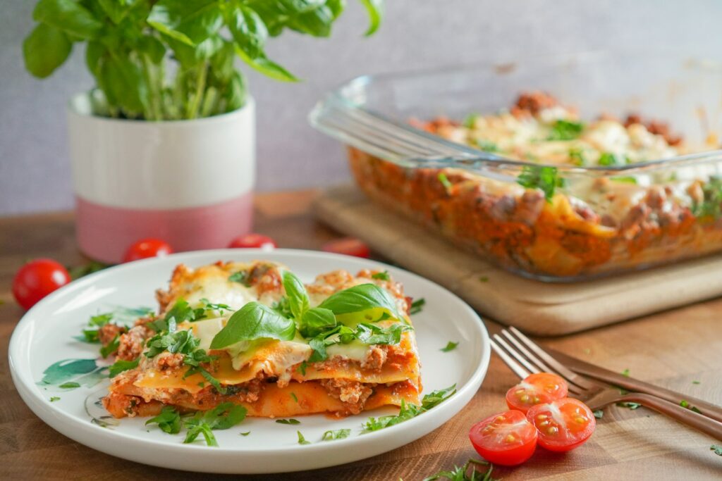 Lasagne épinards, riccota