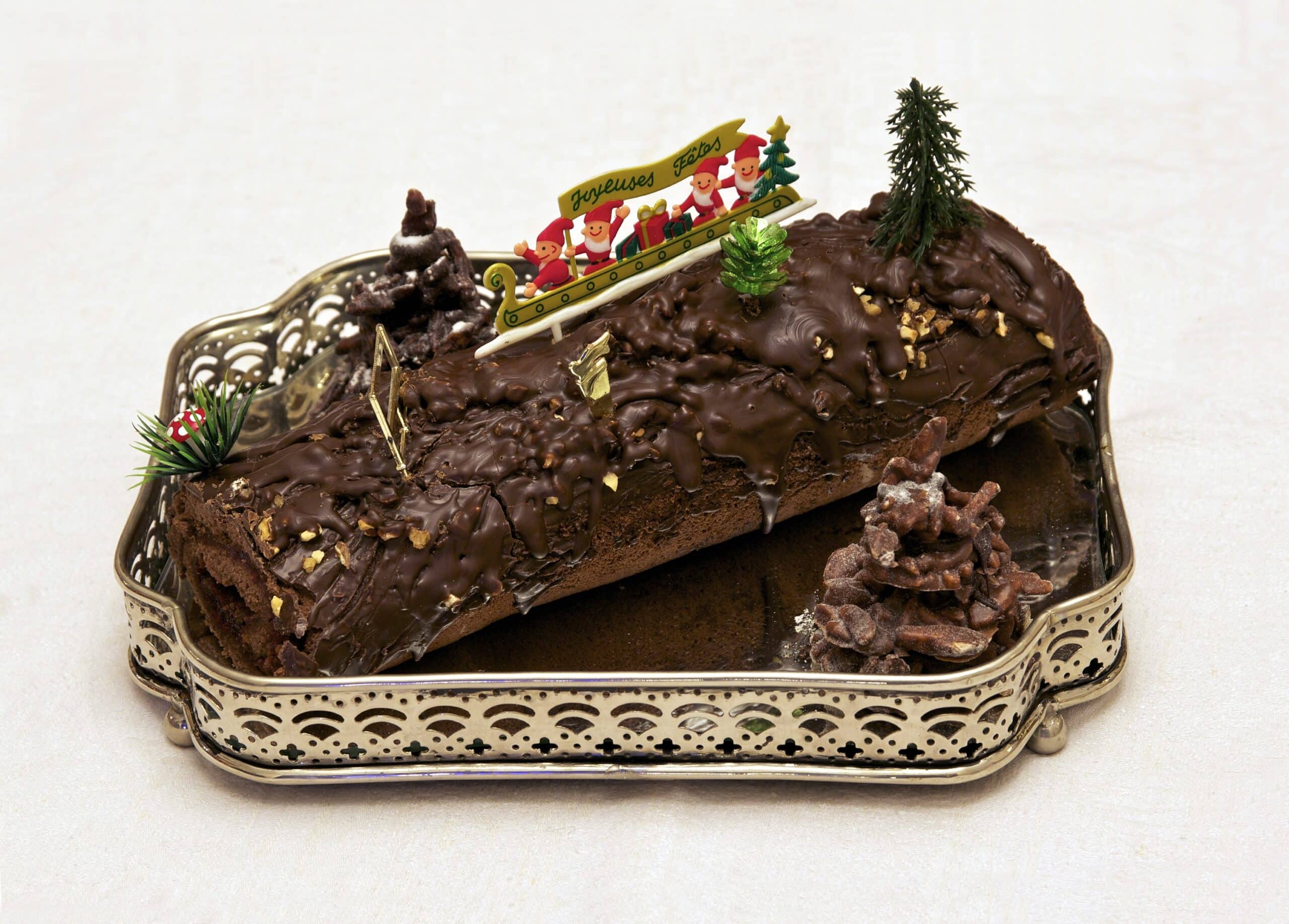 Bûche traditionnel de Noêl