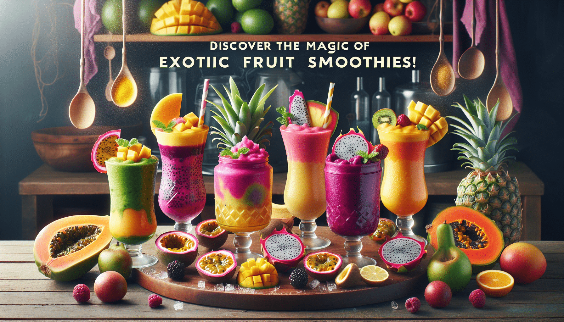 découvrez ces 5 délicieuses recettes de smoothies aux fruits exotiques, parfaites pour une pause rafraîchissante et pleine de vitamines. que vous soyez fan de mangue, de noix de coco ou d'ananas, ces recettes faciles à réaliser vous transporteront vers des saveurs tropicales. essayez-les dès maintenant !