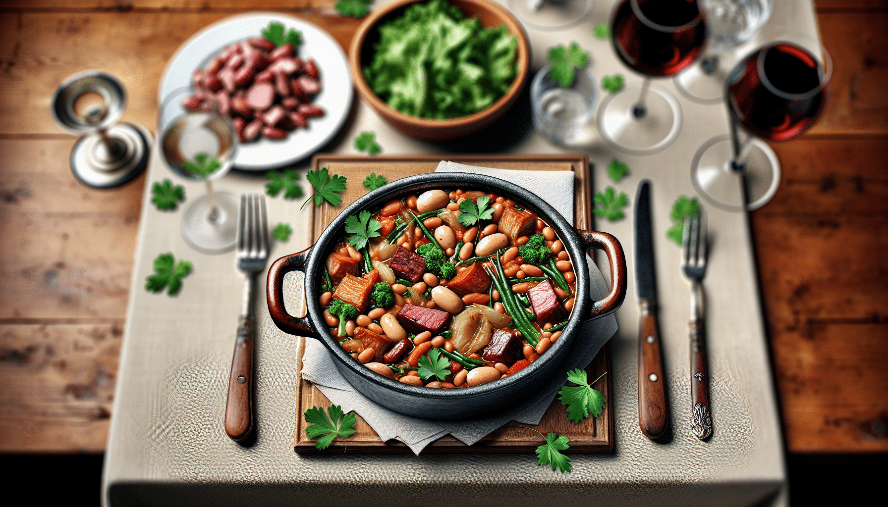 découvrez la recette authentique du cassoulet maison, un plat traditionnel français riche en saveurs. suivez nos étapes simples pour préparer ce délice culinaire à base de haricots, de viandes succulentes et d'aromates. un incontournable des repas conviviaux, parfait pour régaler vos invités !