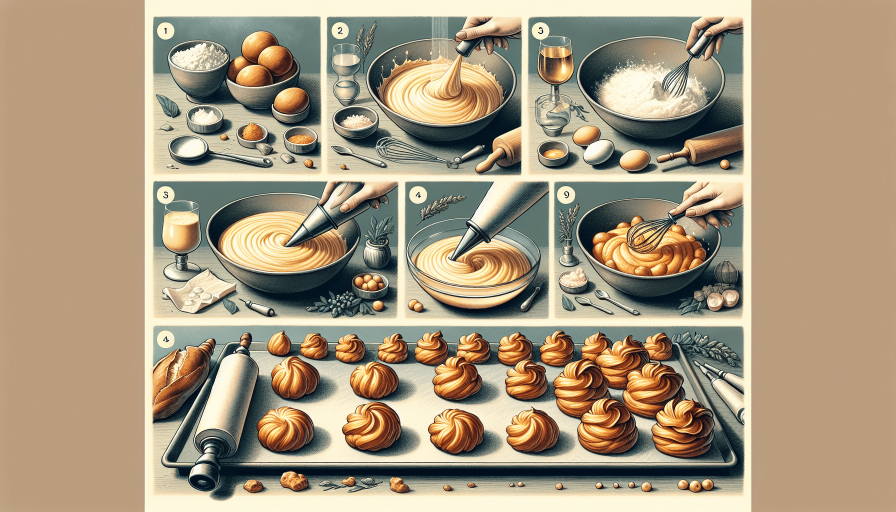 découvrez les étapes essentielles pour réaliser une pâte à choux parfaite ! suivez notre guide détaillé pour maîtriser cette recette classique et impressionnez vos proches avec des éclairs, choux et profiteroles irrésistibles.