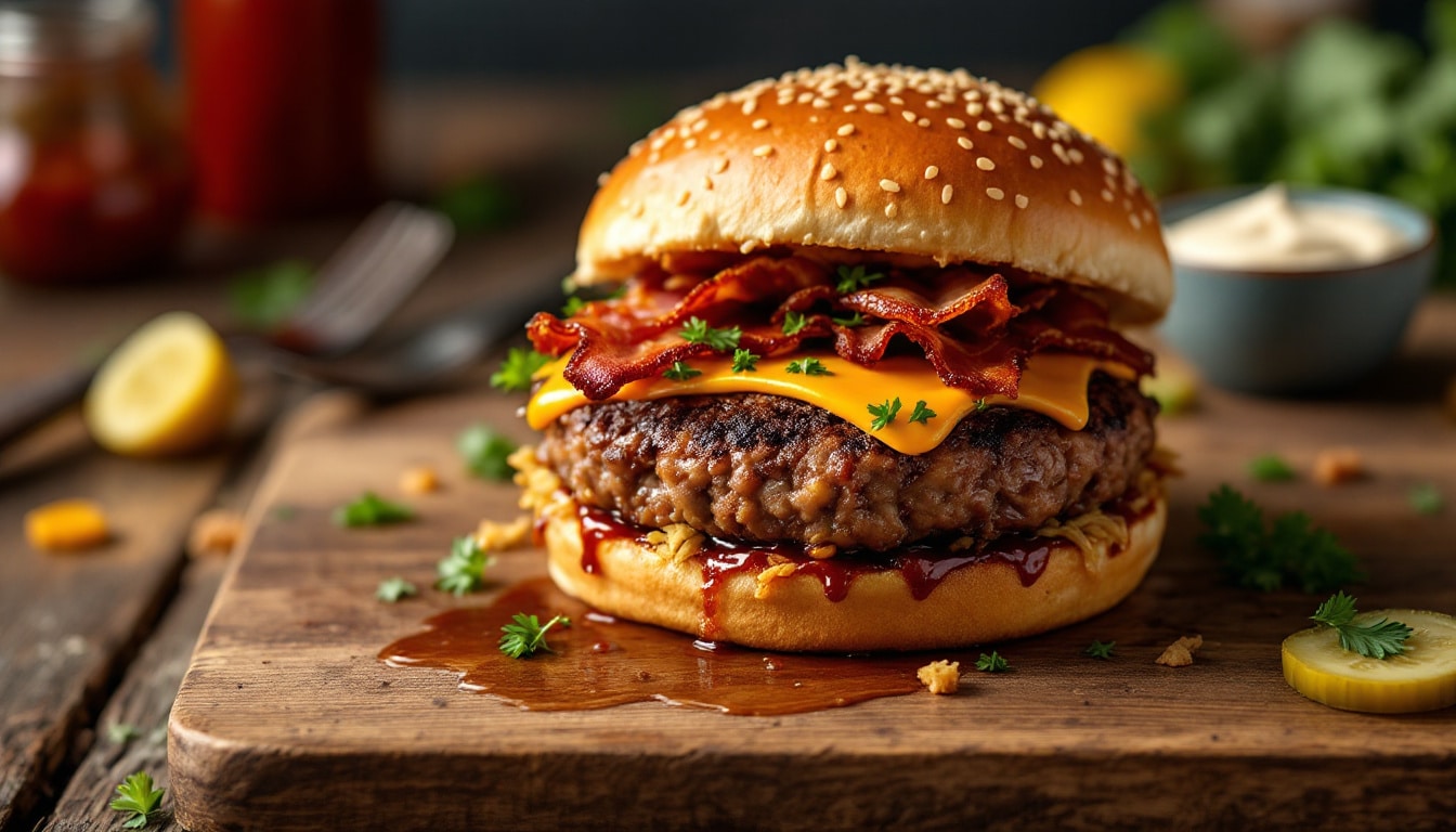 découvrez 3 idées de burgers maison savoureux qui raviront vos papilles ! des recettes faciles et délicieuses pour épater vos amis lors de vos barbecues ou repas en famille. préparez-vous à régaler tout le monde avec des ingrédients frais et des combinaisons de saveurs inédites.