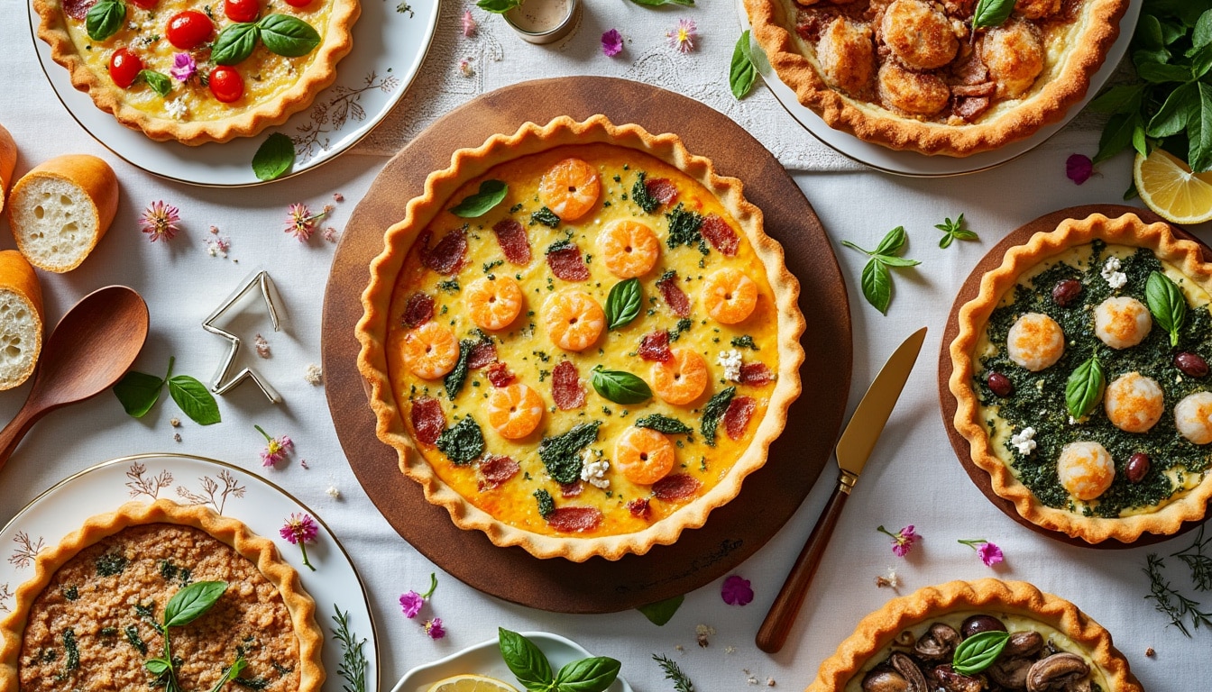 découvrez nos 5 idées de tartes salées délicieuses et faciles à réaliser, parfaites pour toutes les occasions ! que ce soit pour un déjeuner entre amis, un dîner en famille ou un pique-nique en plein air, ces recettes raviront vos papilles et impressionneront vos invités.