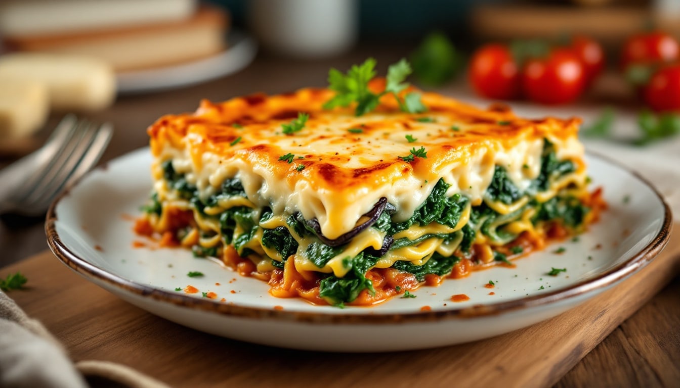 découvrez notre recette simple et délicieuse pour réaliser des lasagnes végétariennes savoureuses. apprenez à combiner des légumes frais, des pâtes al dente et une béchamel crémeuse pour impressionner vos convives tout en offrant un plat gourmand et sain.