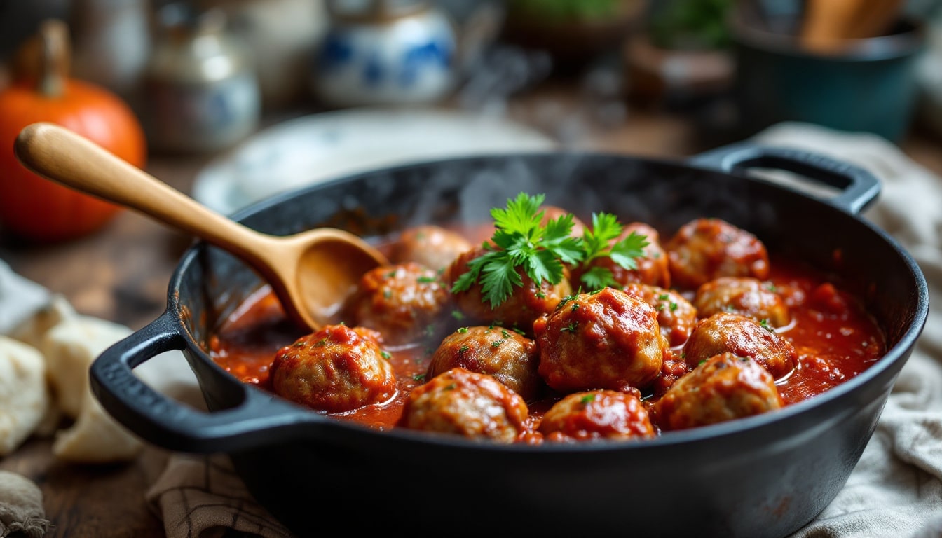 découvrez nos astuces pour préparer des boulettes de viande moelleuses et savoureuses. suivez nos conseils pratiques et recettes simples pour régaler vos convives avec des boules de viande juteuses, idéales pour tous vos repas.