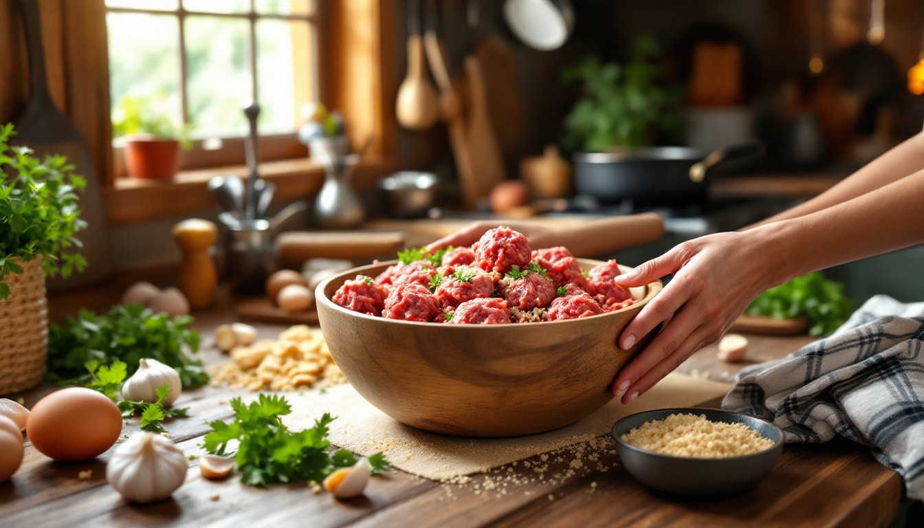 découvrez les secrets pour réussir des boulettes de viande moelleuses et savoureuses. suivez notre guide étape par étape pour préparer un plat délicieux qui ravira toute la famille. recettes, conseils et astuces incluent !