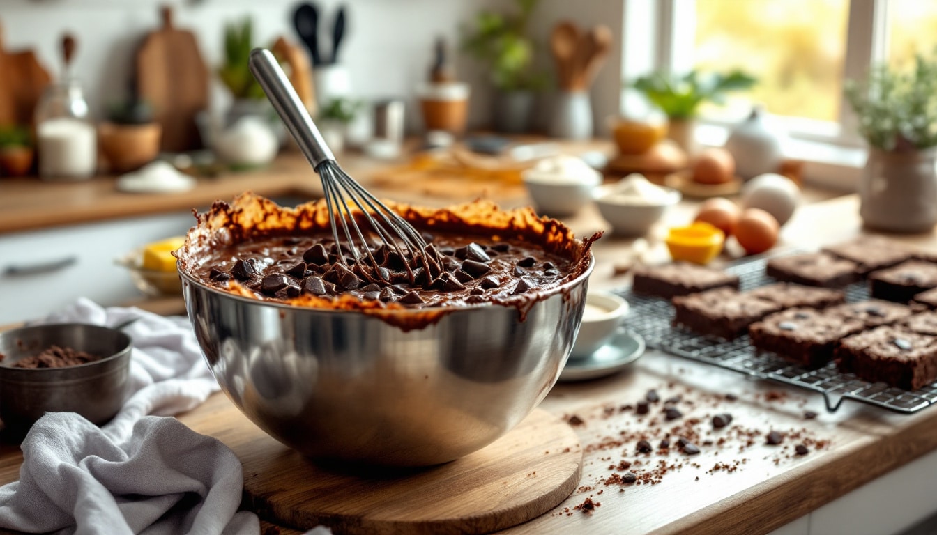 découvrez notre recette facile pour préparer un brownie fondant et gourmand. suivez nos astuces pour obtenir une texture parfaite et un goût intense de chocolat. idéal pour les amateurs de douceurs, ce brownie ravira vos papilles à chaque bouchée.