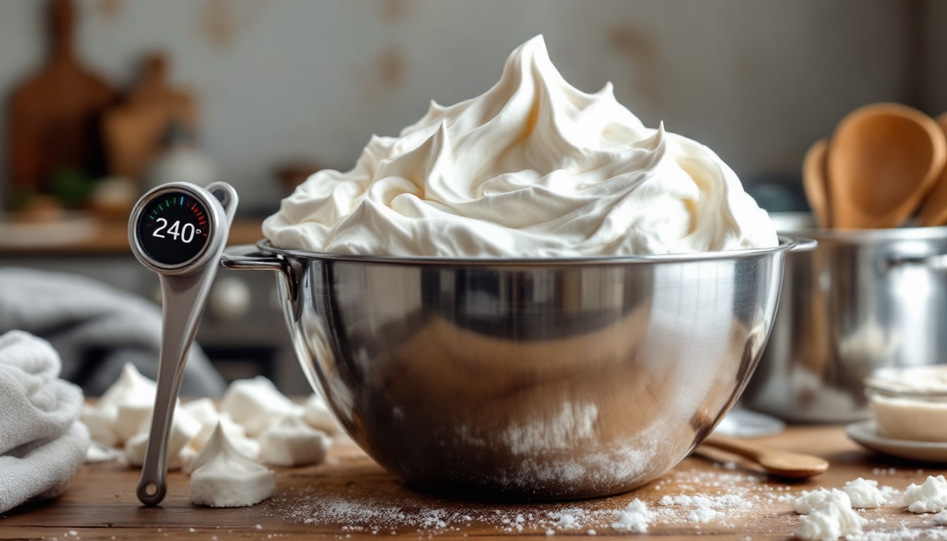 découvrez les secrets pour réussir une meringue italienne parfaite avec notre guide étape par étape. apprenez les techniques essentielles et les astuces de pâtissiers pour réaliser cette délicieuse préparation aérienne qui illuminera vos desserts.