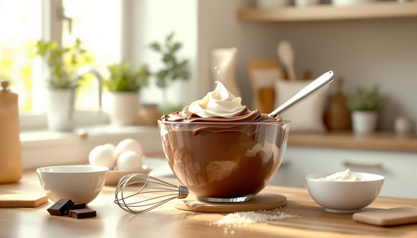 découvrez la recette facile pour préparer une mousse au chocolat légère et aérienne. suivez nos astuces pour obtenir une texture onctueuse et savoureuse, tout en allégeant cette délicieuse gourmandise. idéale pour les amateurs de chocolat soucieux de leur ligne !