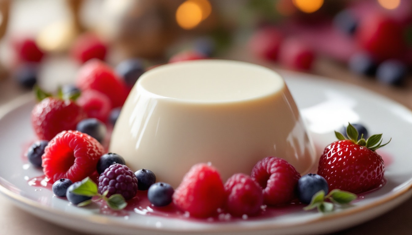 découvrez notre recette facile pour réaliser une délicieuse panna cotta aux fruits rouges. apprenez étape par étape à préparer ce dessert crémeux et fruité qui ravira vos papilles. idéal pour impressionner vos invités lors d'un dîner ou pour se faire plaisir.