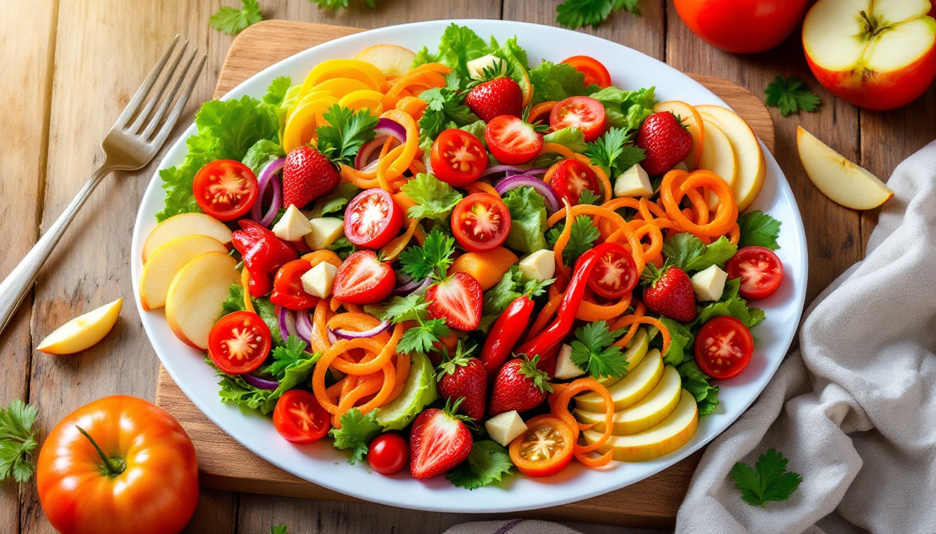 découvrez des idées de salades repas équilibrées, savoureuses et nutritives, parfaites pour un déjeuner santé. variez les ingrédients et alliez fraicheur et plaisir pour une alimentation équilibrée au quotidien.