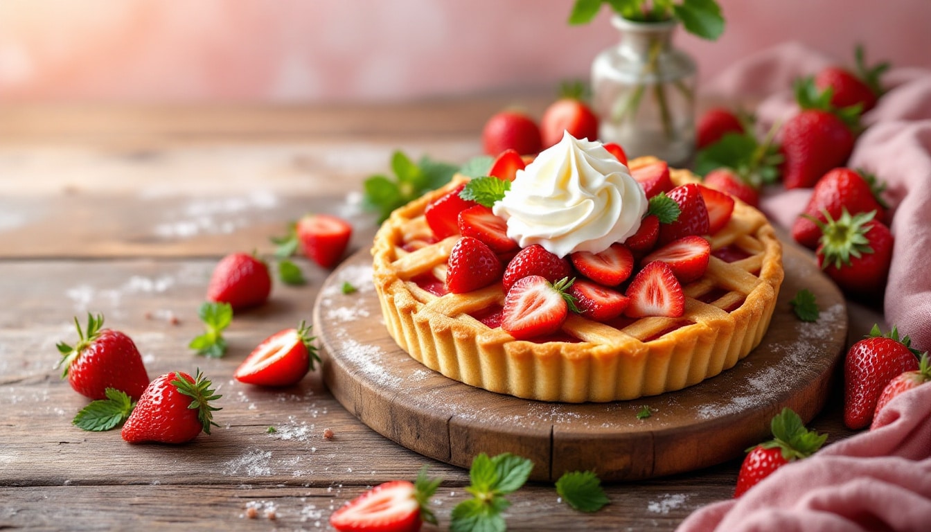 découvrez nos délicieuses recettes de tartes aux fraises qui apporteront fraîcheur et gourmandise à vos repas d'été. idéales pour impressionner vos invités ou vous faire plaisir, ces tartes sucrées sont un incontournable de la saison.