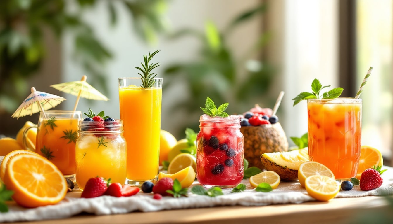 découvrez les meilleures boissons fruitées pour sublimer vos brunchs. que ce soit des smoothies rafraîchissants, des jus maison ou des cocktails légers, notre sélection savoureuse ajoutera une touche colorée et délicieuse à vos repas en famille ou entre amis.