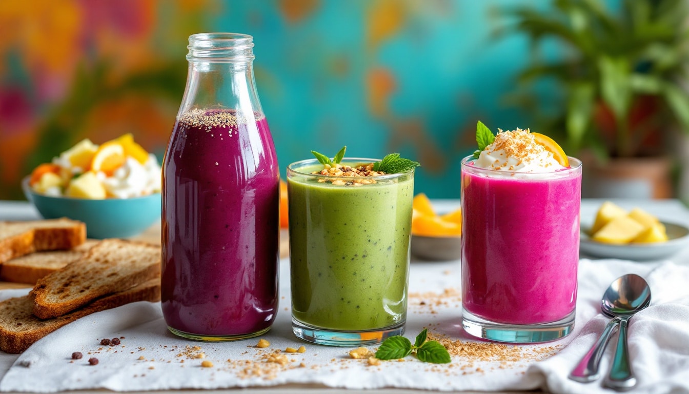 découvrez notre sélection des meilleures boissons fruitées pour égayer vos brunchs. que ce soit des smoothies frais, des cocktails légers ou des jus maison, ces recettes savoureuses apporteront une touche de fraîcheur et de saveur à vos convives. parfait pour un moment convivial autour d'une table!