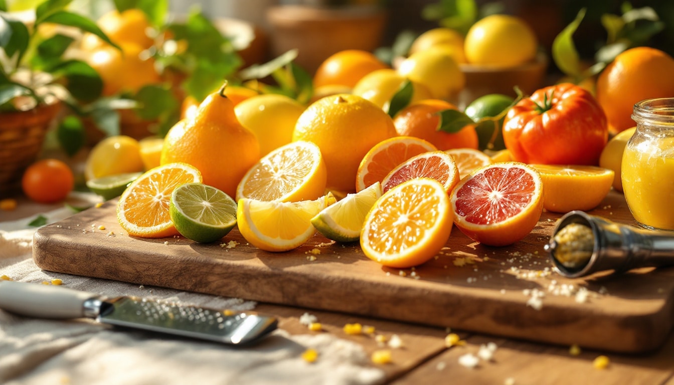 découvrez les astuces culinaires pour sublimer vos plats avec les agrumes. plats sucrés ou salés, apprenez à utiliser oranges, citrons et autres agrumes pour apporter fraîcheur et zeste à vos recettes.