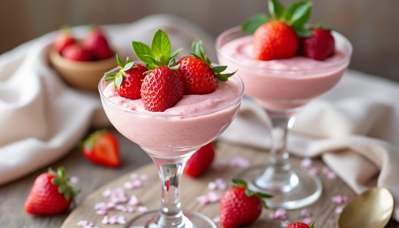 découvrez une délicieuse sélection des meilleures idées de desserts aux fraises. que ce soit des tartes, des mousses ou des cocktails, régalez vos papilles avec des recettes simples et savoureuses pour sublimer ce fruit estival.