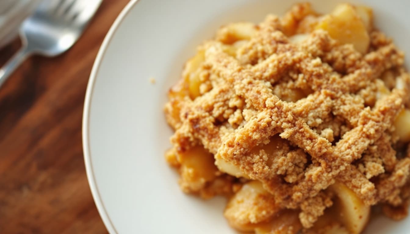 découvrez les meilleures recettes de crumble aux pommes pour régaler vos papilles. faciles à réaliser, ces desserts croustillants allient la douceur des pommes à une délicieuse croûte dorée. parfait pour toutes les occasions !