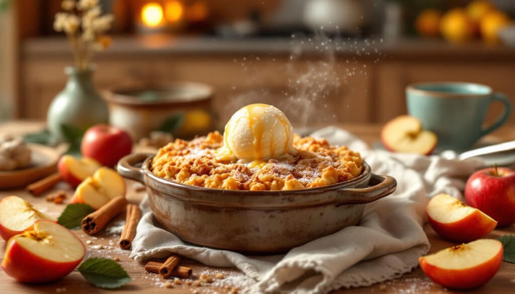 découvrez notre sélection des meilleures recettes de crumble aux pommes. des combinaisons délicieuses et des astuces pour réaliser ce dessert réconfortant, alliant croustillant et douceur des pommes. parfait pour régaler vos invités ou vous faire plaisir !