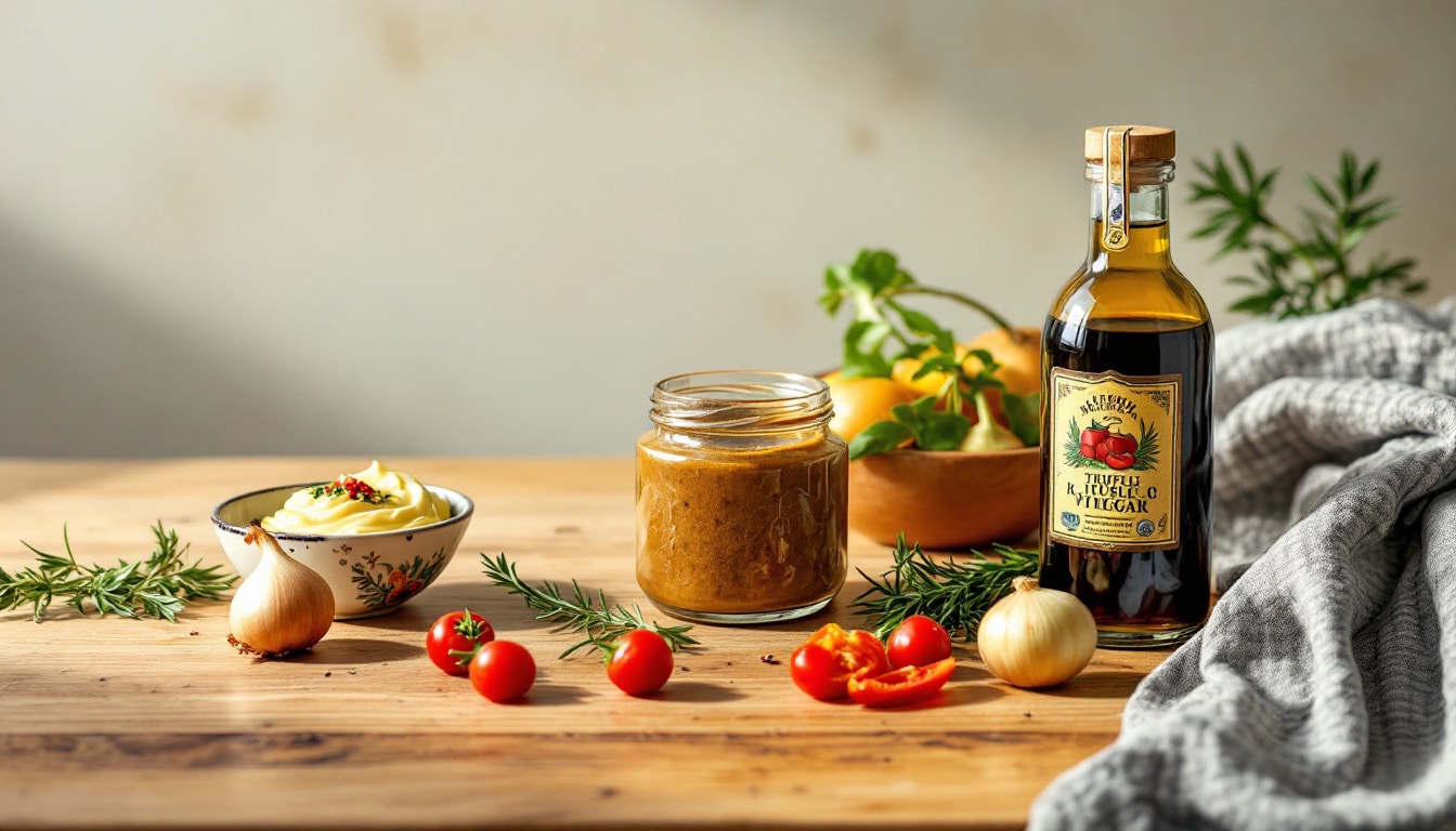 découvrez notre sélection des meilleurs condiments pour sublimer vos plats et éveiller vos papilles. ajoutez une touche de saveur unique à vos recettes grâce à des épices, sauces et marinades incontournables.