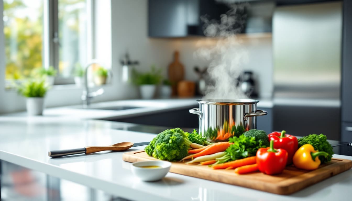 découvrez les nombreux avantages de la cuisson à la vapeur pour une alimentation saine. optimisée pour préserver les nutriments, cette méthode de cuisson vous aide à préparer des plats savoureux et diététiques, tout en limitant l'utilisation de matières grasses. apprenez pourquoi adopter cette technique peut transformer votre cuisine et votre bien-être.