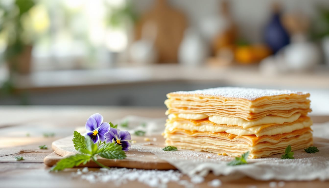 découvrez les secrets d'un délicieux millefeuille fait maison ! suivez nos astuces de pâtissier pour réussir cette pâtisserie classique, avec une pâte feuilletée croustillante et une crème onctueuse. idéal pour épater vos invités !