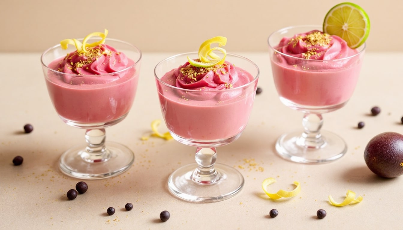 découvrez notre recette de mousse de fruits exotiques qui vous fera voyager depuis le confort de votre maison. savourez un mélange de saveurs envoûtantes et rafraîchissantes, parfait pour émerveiller vos papilles et égayer vos desserts.