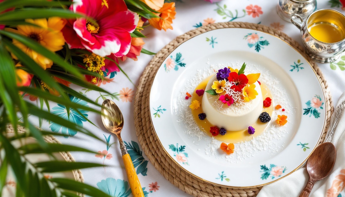 découvrez notre délicieuse mousse de fruits exotiques qui vous transportera en un instant vers des destinations tropicales. facile à préparer, cette recette rafraîchissante allie saveurs ensoleillées et légèreté, idéale pour un dessert qui fait rêver. laissez vos papilles explorer de nouveaux horizons tout en restant confortablement chez vous.