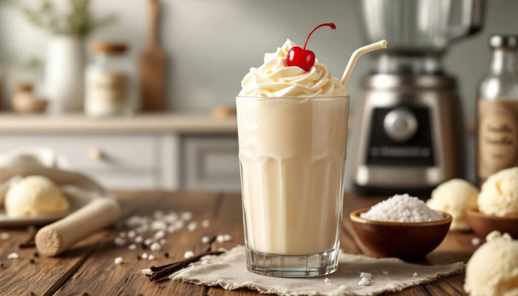 découvrez notre recette facile de milkshake vanille maison, un délice crémeux et rafraîchissant à préparer en quelques minutes. parfait pour les chaudes journées d'été ou comme gourmandise à toute heure!