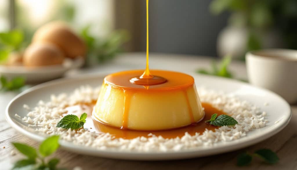 découvrez notre recette gourmande de flan coco rapide, un dessert crémeux et savoureux qui ravira vos papilles en un rien de temps ! avec des ingrédients simples et une préparation express, régalez-vous avec ce délice exotique facilement faisable à la maison.