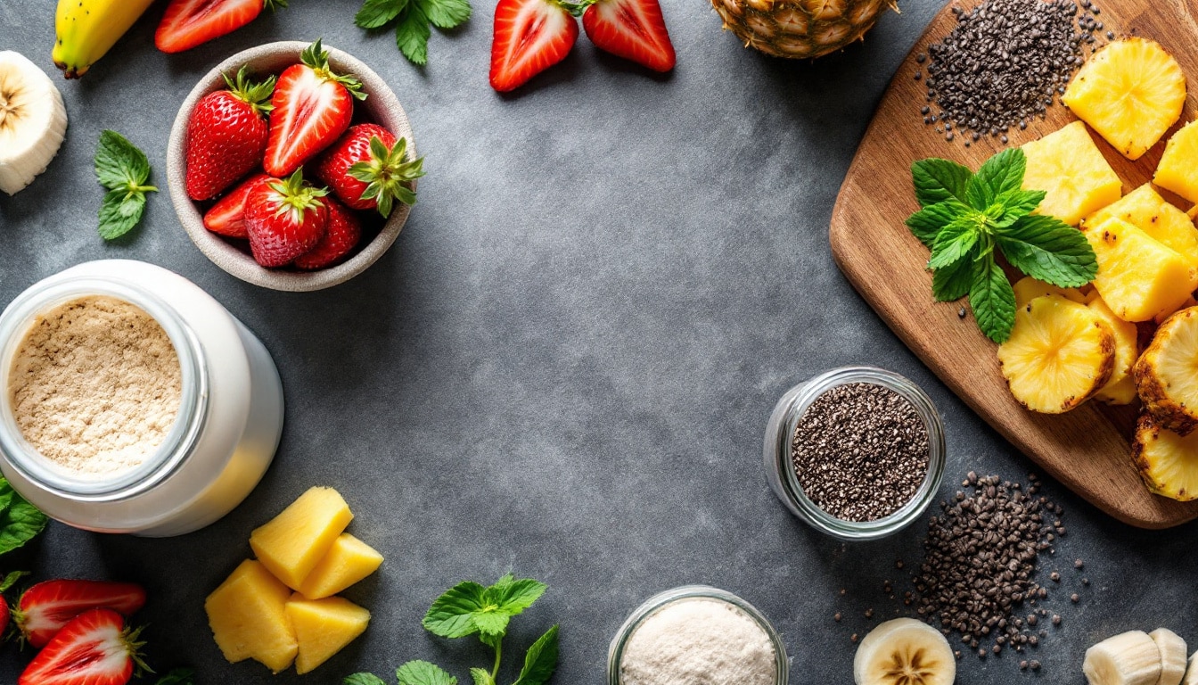 découvrez une recette rapide et délicieuse de smoothie protéiné, idéale pour les sportifs. parfaite pour booster votre énergie avant ou après l'entraînement, cette boisson allie saveur et nutrition pour vous accompagner dans vos performances sportives.